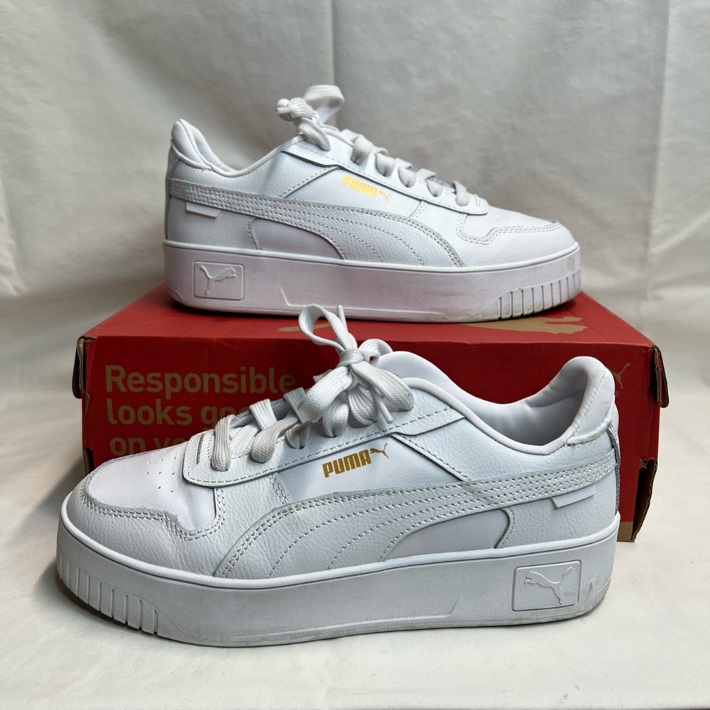 Puma sneakers woman’s white size 8.5